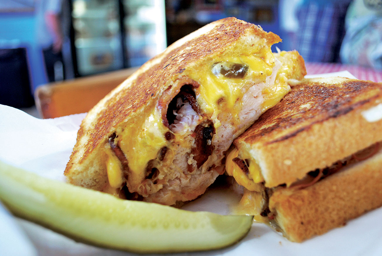 Sandwich on a plate