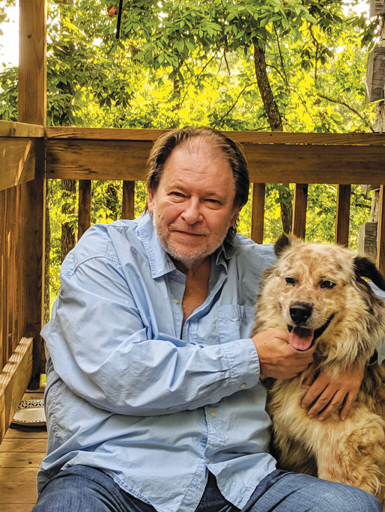 Rick Bragg and his dog