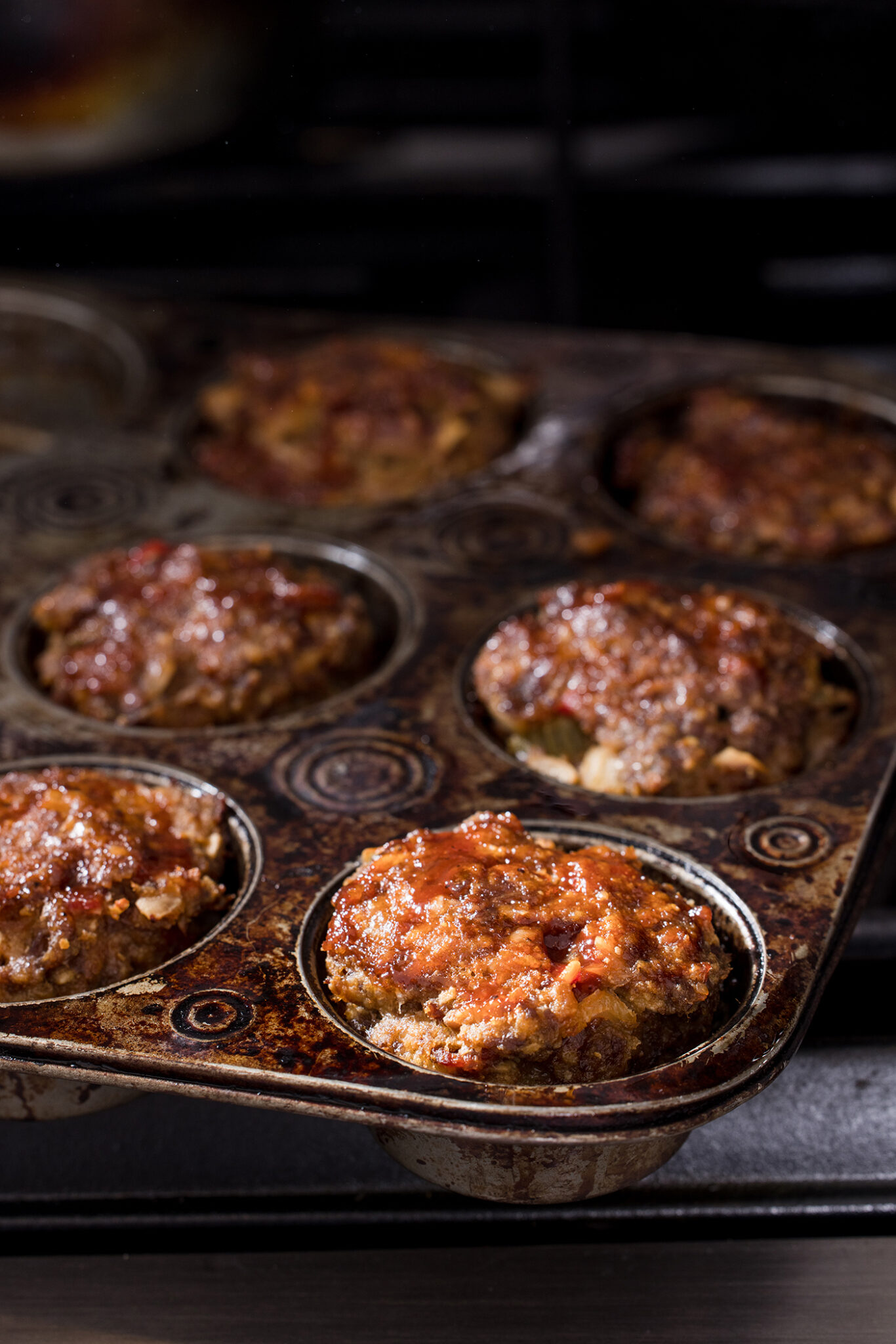 bbq meatloaf muffins